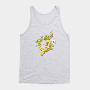 Music note bird song Tank Top